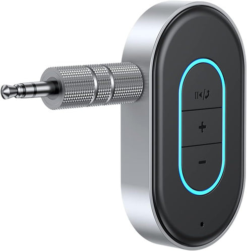 Aux Bluetooth 5.3 Adapter for Car, Bluetooth Car Adapter 3.5mm Aux Input, Aux to Bluetooth with On/Off Switch for Car/Home Stereo/Wired Headphones...