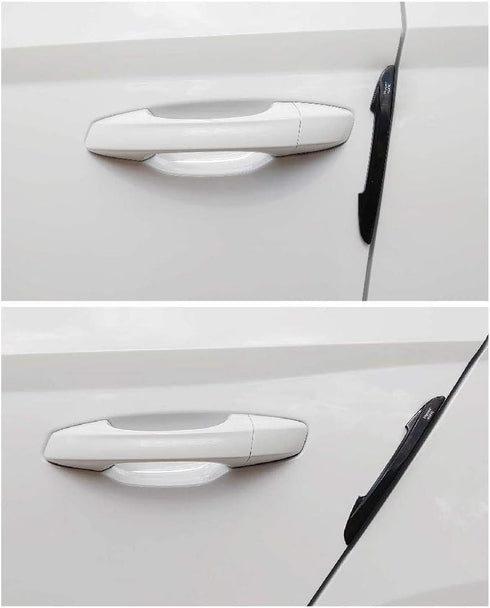 Hypersonic Black Car Door Edge Guard Trim Molding Crash Scratch Protector 4PCS...