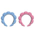 2 Pack Sponge Spa Makeup Headband, Puffy Spa Headband Skincare Headband for Women Face Washing, Makeup Removal, Shower, Skincare(Pink?blue)...