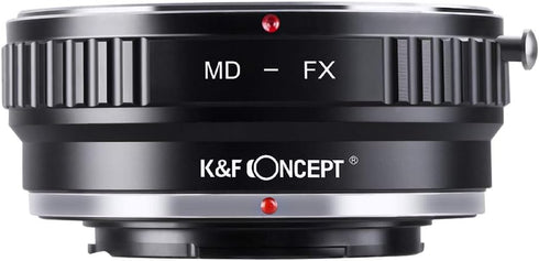 K&F Concept MD Minolta MD MC Rokkor Lens to Fujifilm FX Mount Camera Adapter,MD to FX Lens Adapter for Fuji X-Pro1 X-Pro2 X-E1 X-E2 X-M1 X-A1 X-A2...