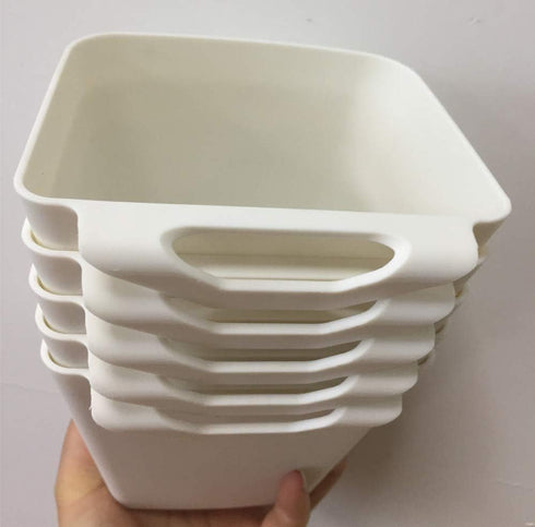 5pcs Hanging Cup Holder,Rolling Cart Accessories Utility cart Accessories Hanging Bins,Hanging Flower Pots,Space Saver,Storage Bucket Desktop Cont...