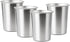 4Pack 6oz Small Stainless Steel Cups, BPA Free Healthy Pint Drinking Cups Metal Drinking Glasses For Kids (Silver, 170ml/6oz)...