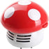 HONBAY Mini Cute Table Dust Vaccum Cleaner, Mushroom Shaped New Portable Corner Desk Vaccum Cleaner Mini Cute Vacuum Cleaner Dust Sweeper (RED)...