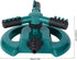 Lawn Sprinkler, Three Arms 360 Degrees Rotating Adjustable Garden Water Sprinkler Lawn Watering Irrigation Tool(Green)...