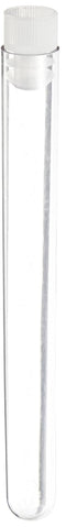 Lake Charles Manufacturing 201A5 Plastic Test Tubes with Caps, Clear (Pack of 10)...