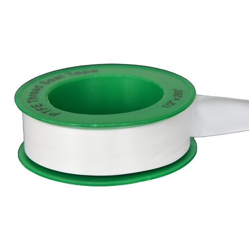 5Rolls 1/2Inch Teflon Tape PTFE Thread Seal Tape for Plumbers Plumbing,Tape Plumber Tape for Shower Head Pipe White...