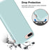 Anuck iPhone 8 Plus Case, iPhone 7 Plus Case, Soft Silicone Gel Rubber Bumper Case Microfiber Lining Hard Shell Shockproof Full-body Protective Ca...