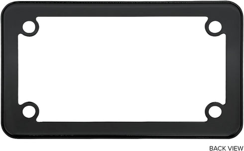 GG Grand General 60394 Matte Black Powder Coated Motorcycle Plain License Plate Frame...