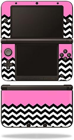 MightySkins Skin Compatible with Nintendo 3DS XL - Pink Chevron | Protective, Durable, and Unique Vinyl Decal wrap Cover | Easy to Apply, Remove, ...