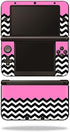 MightySkins Skin Compatible with Nintendo 3DS XL - Pink Chevron | Protective, Durable, and Unique Vinyl Decal wrap Cover | Easy to Apply, Remove, ...