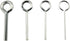 5IN1 Ring Allen Wrench Set - 5/64" 1/8" 5/32" 7/32" Allen Key Door Keys with 1 Keychain for Push Bar Panic Exit Device...