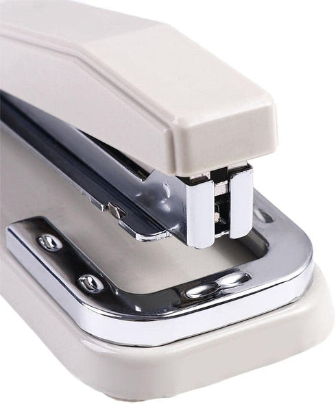 Rotatable Heavy Duty Stapler, Durable Metal Stapler for Desk, Effortless Stapler, Ergonmic Office Stapler, Portable Staple for Home & Office(White...
