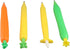 4Pcs Cartoon Mechanical Pencils Carrot Pineapple Cucumber Banana Shaped Pencils Decorative Drawing Painting Pencil with Lead Refills...