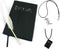 4 PCS Set Notebook Anime Cosplay Japan Anime Theme Writing Journal, Feather Pen, L Necklace & Book Chain Anime Accessories...