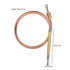 900mm Replacement Thermocouples,Universal Thermocouple Probe,Temperature Thermocouple Sensor,with 5pcs Nuts,for Induction Cooker, Gas Stove, Heati...