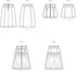 McCall's Women's Skirts Sewing Pattern Packet, Design Code M8390, Sizes 20W-22W-24W-26W-28W...