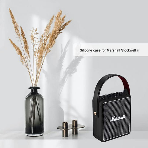 Protective Case Soft Silicone Skin Cover Sleeve Compatible with Marshall Stockwell II Portable Bluetooth Speaker......