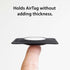 TagVault™ - AirTag Wallet Holder Compact (Single) | Thin & Flexible, Stays Hidden, Patent Pending | Elevation Lab...