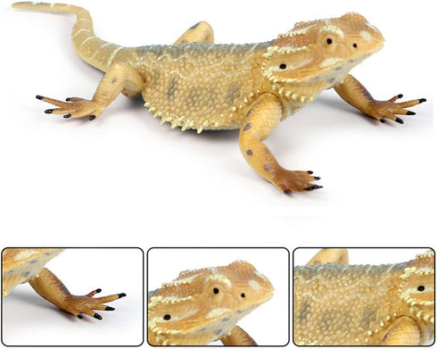 Realistic Lizard Animal Model Toys 2 Pcs Simulated Lizard Reptile Figurine Collection Playset Science Educational Props...