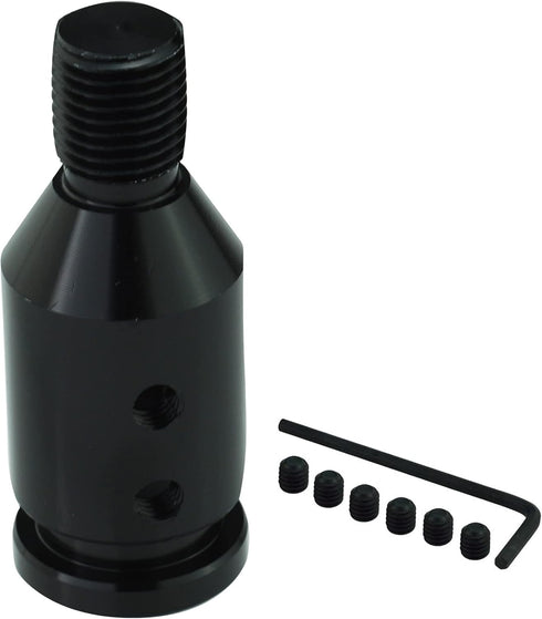 Shifter Knob Boot Retainer Transmission Gear Stick Shift Connector Fit Threaded Adapter M12X 1.25 (Black)...
