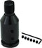 Shifter Knob Boot Retainer Transmission Gear Stick Shift Connector Fit Threaded Adapter M12X 1.25 (Black)...