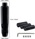 Car Automatic Shift Knob with Push Button Aluminum Alloy Polished Metal Driving Gear Lever Shifter Knobs Transmission Handle Stick Black...