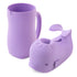 Bathtub Faucet Cover + Rinse Cup Set, Bath Tub Spout Cover for Baby Kids, Baby Wash Rinser Cup Shampoo Bath Rinser Cup, Purple Bath Gift Set...