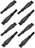 8pcs 60mm Plastic Cleaning Brush for Spices Herb Grinders, Black...