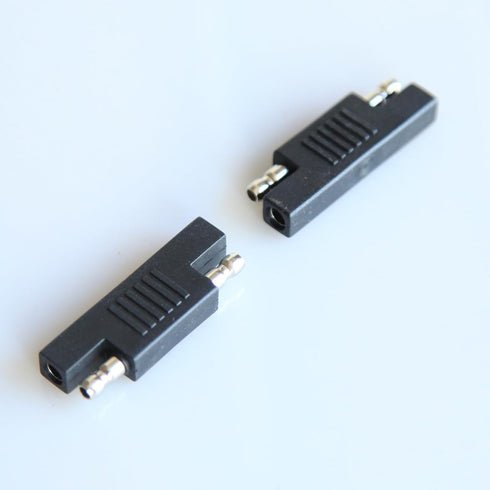 KATBO SAE Connector SAE to SAE Quick Connect and Disconnect Polarity Reverse Cable Plug Adapter for Solar Panel Battery Power Charger (2 PCS)...