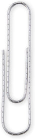 Amazon Basics No. 1 Paper Clips, Nonskid, 1000 Count (10 Pack of 100), Silver...