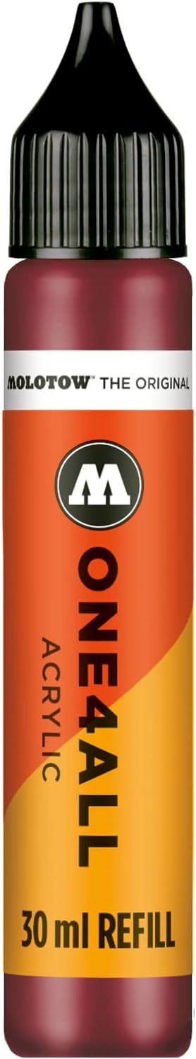 Molotow ONE4ALL Acrylic Paint Refill ONE4ALL Paint Marker, Burgundy, 30ml Bottle, 1 Each (693.086)...