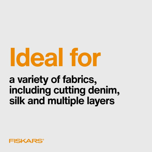 Fiskars All-Purpose Left-Handed Scissors - Ergonomically Contoured - 8" Stainless Steel - Paper and Fabric Scissors for Office, Arts, and Crafts -...