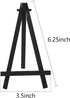 eBoot 12 Pieces 6.25 Inch Mini Wood Display Easel, Black...