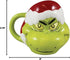 Vandor Dr. Seuss Grinch Santa Hat 16 oz. Sculpted Ceramic Mug...