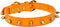 Basic Classic Adjustable Genuine Cow Leather Pet Collars for Cats Puppy Dogs (Large/Neck 11.8"-15.3", A-Yellow Brown)...