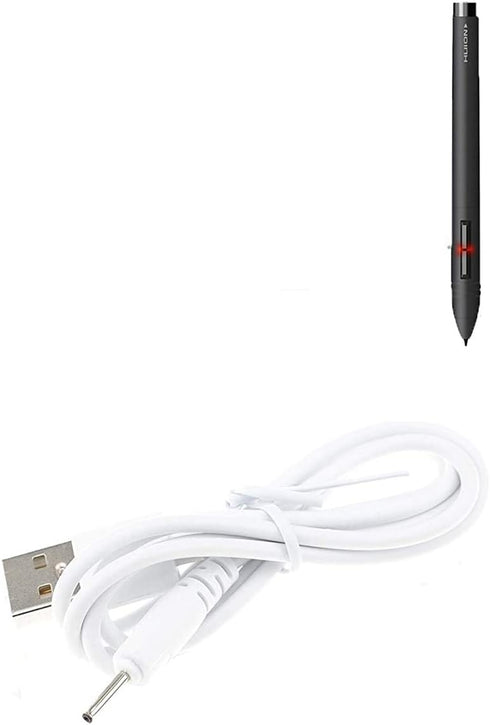 E ECSEM Charging Cable Compatible with Huion P80/GT-P80/PF150/PE330/Q11K V1/GT 185/H610 Pro Drawing Tablet Rechargeable Pen, Replacement USB Charg...