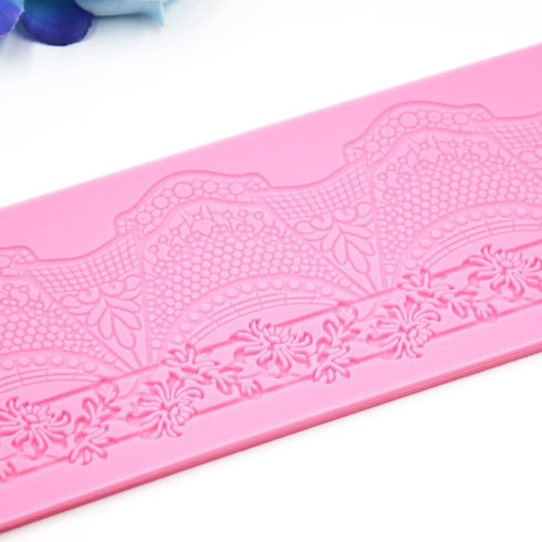 Cake Lace Mold, Lace Fondant Molds Silicone Lace Molds for Cake Decorating, cupcake top decoration...