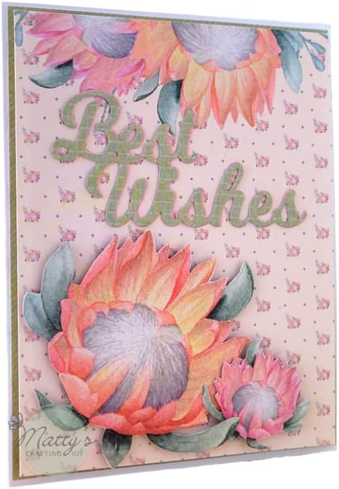 Matty's Crafting Joy Floral Grace 12x12 Double Sided Scrapbook Cardstock Paper Pad, 24 Floral Designer Patterned Paper Pack...