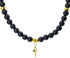 Black Onyx Choker Bead Necklace Crystal Collar | Dainty Star Pendant Cubic Zirconia Stone Vintage Lightweight Celestial Gold Jewelry for Women...