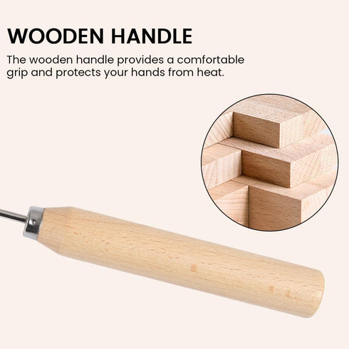 CALIDAKA Bunuelos Mold with Handle Rosette Iron Molds,Waffle Rosettes Molds 4.8inch Aluminum Alloy Waffle Molds Achappam Molds Funnel Cake Ring Bu...