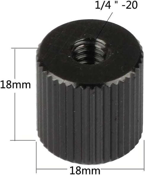 CAMVATE 1/4"-20 Female Screw Double Thread Adapter for Extension Arm - 2039...
