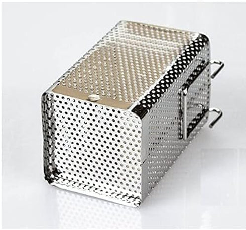 LENITH Kitchen Utensil Chopsticks Perforated Holder with Hooks - Stainless Steel Storage for Organizer Dishwasher Safe (Small Square)...