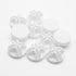 30Pcs Wire Cube Connectors Plastic Grid Cube Organizer Connector for Modular Closet Storage Organizer & Wire Shelving (White)...