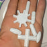 7 Shapes Magnetic Stirrer Stir Bars Mixer PTFE Stiring Rod with Magnetic Retriever (8 Pack)...