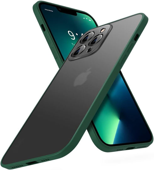 X-level iPhone 13 Pro Max Translucent Matte Finish PC Case with Soft Edge Shockproof and Anti-Fingerprint Cover for iPhone 13 Pro Max 2021...