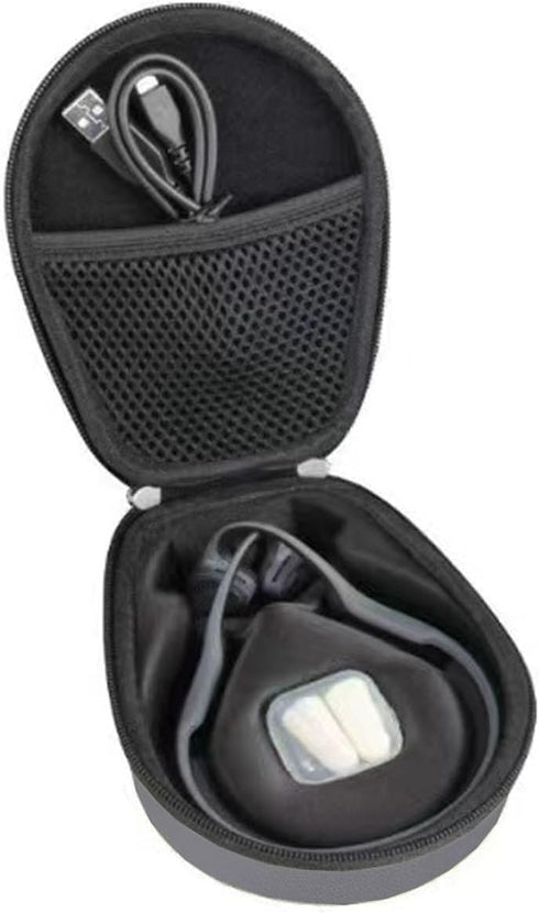 EVA Hard Case for Wireless Bone Conduction Open-Ear Bluetooth Headphones, for Shokz OpenSwim, OpenRun, OpenMove, for TOZO OpenReal, for Haylou Pur...