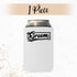 Veracco Groom's Drinking Team Can Coolie Holder Bachelor Party Wedding Favors Gift For Groomsmen Proposal (12, Wht Groom, Blk DT)...
