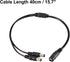 uxcell 1 Female to 2 Male 5.5mm x 2.1mm DC Power Splitter Cable for CCTV Cameras...