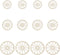 OLYCRAFT 12pcs 3Sizes Unfinished Wood Wheel Blank Wood Slices Train Car Wheel Wooden Pieces Unfinished Blank Slices Natural Wood Cutouts for DIY P...
