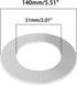 Stainless Steel Wall Split Flange, SAFYY Self Adhesive Split Pipe Flange, Round Escutcheon Plate Floor and Ceiling Plate Cover Split Flange, Suita...